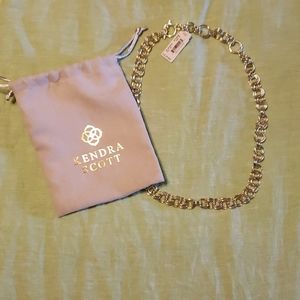 BNWT Kendra Scott 18 in Double link Chain - Gold